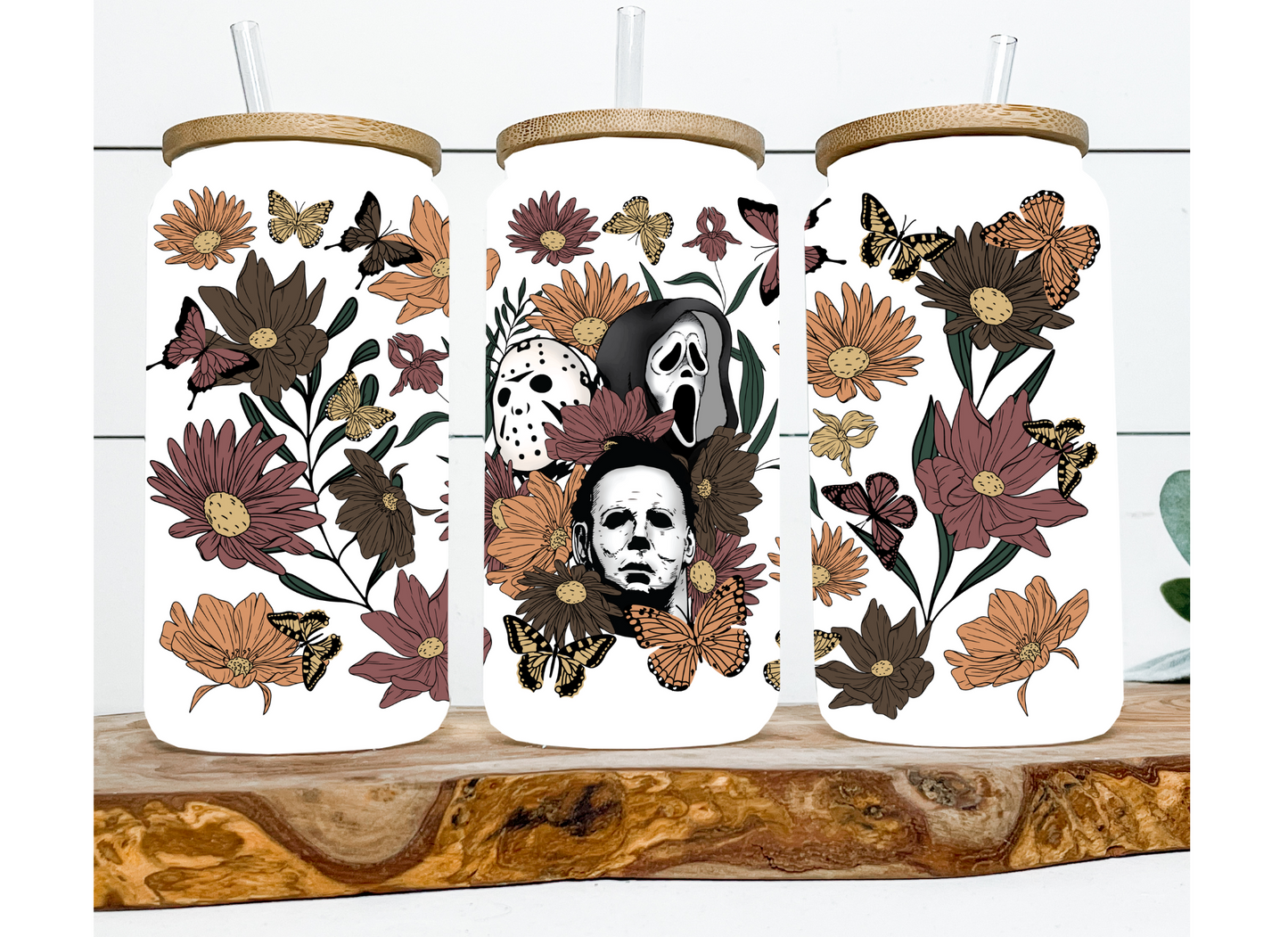 Serial Killer Floral Libbey Glass