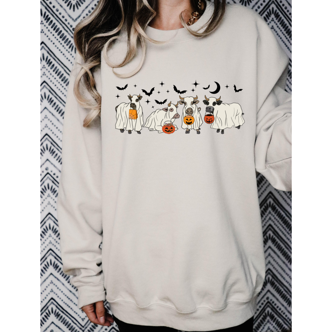 Spooky Cow Sweater