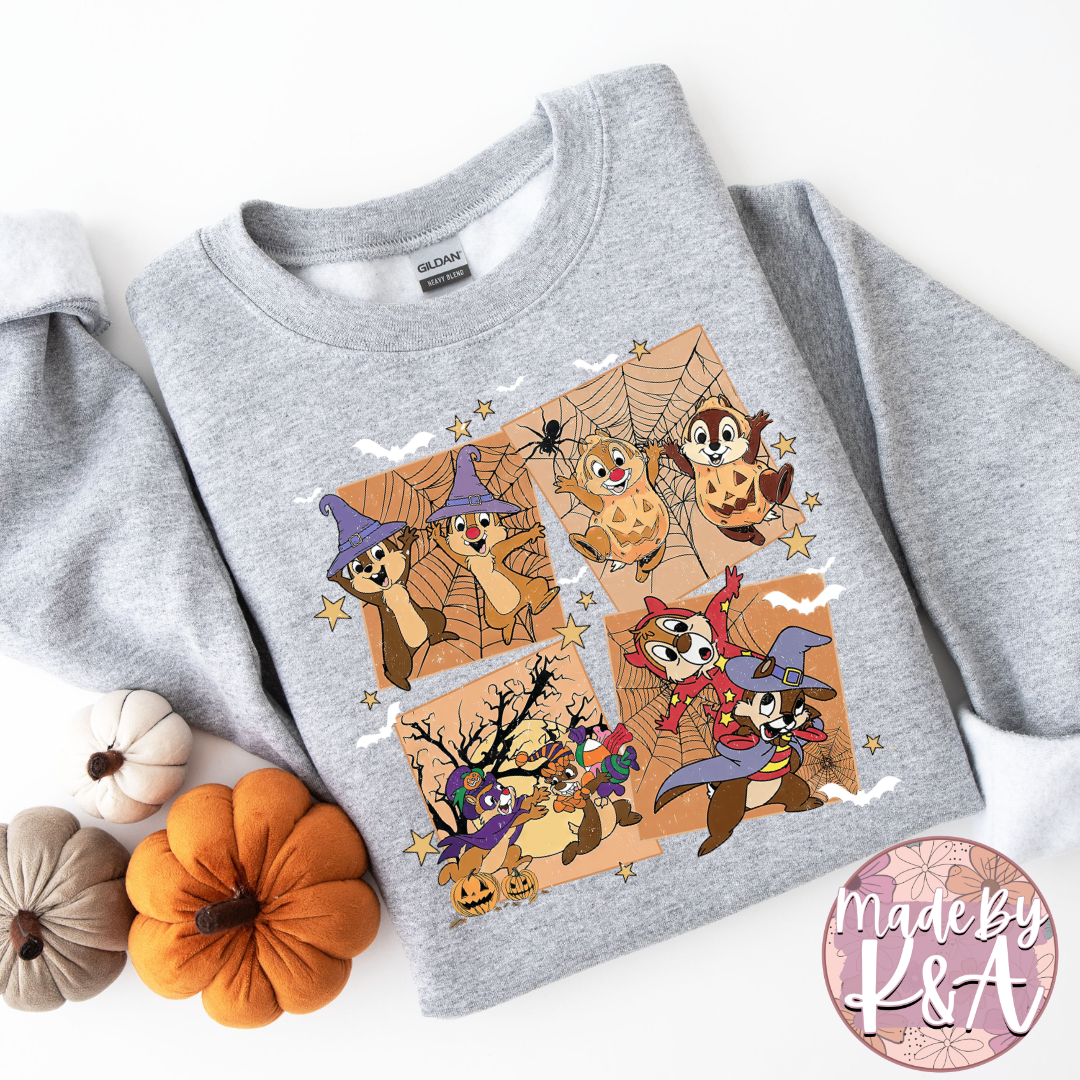 Haunted Chip & Dale Sweater