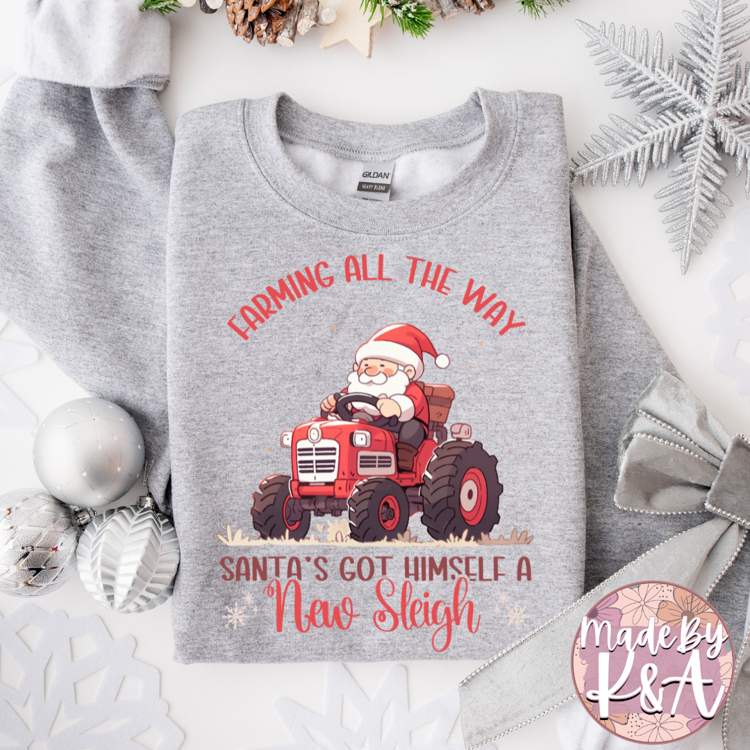 Santa Got Himself a New Sleigh Sweater