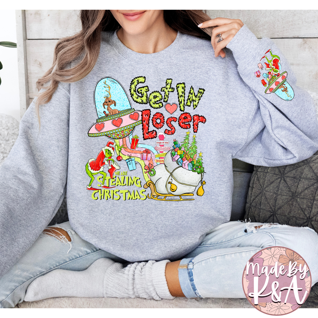 Get in Loser Christmas Sweater