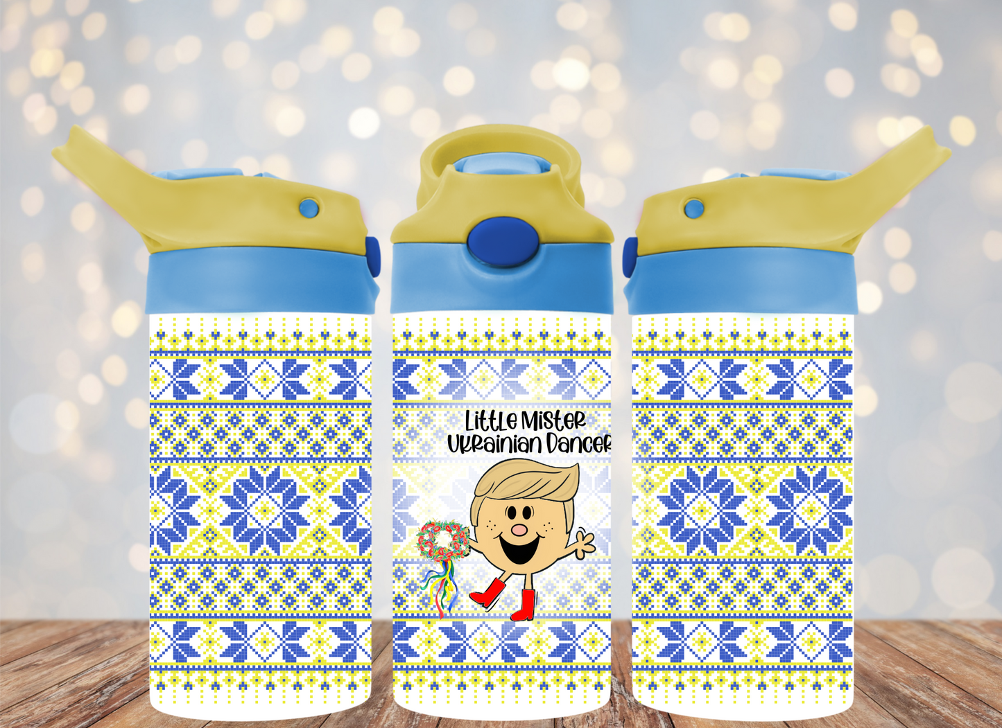 Little Mister Ukrainian Dancer 12oz Waterbottle