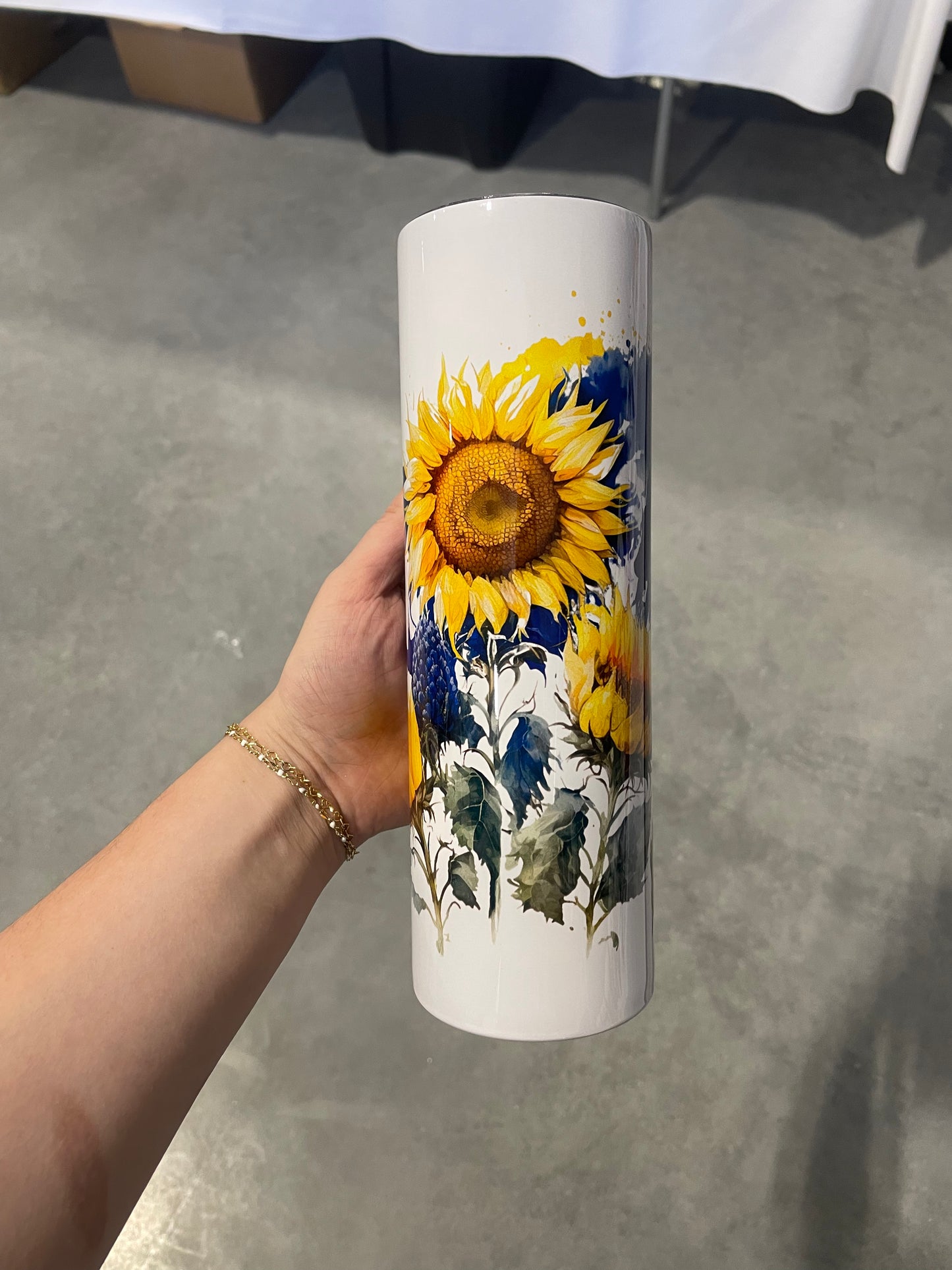 Ukrainian Sunflower 20oz Tumbler