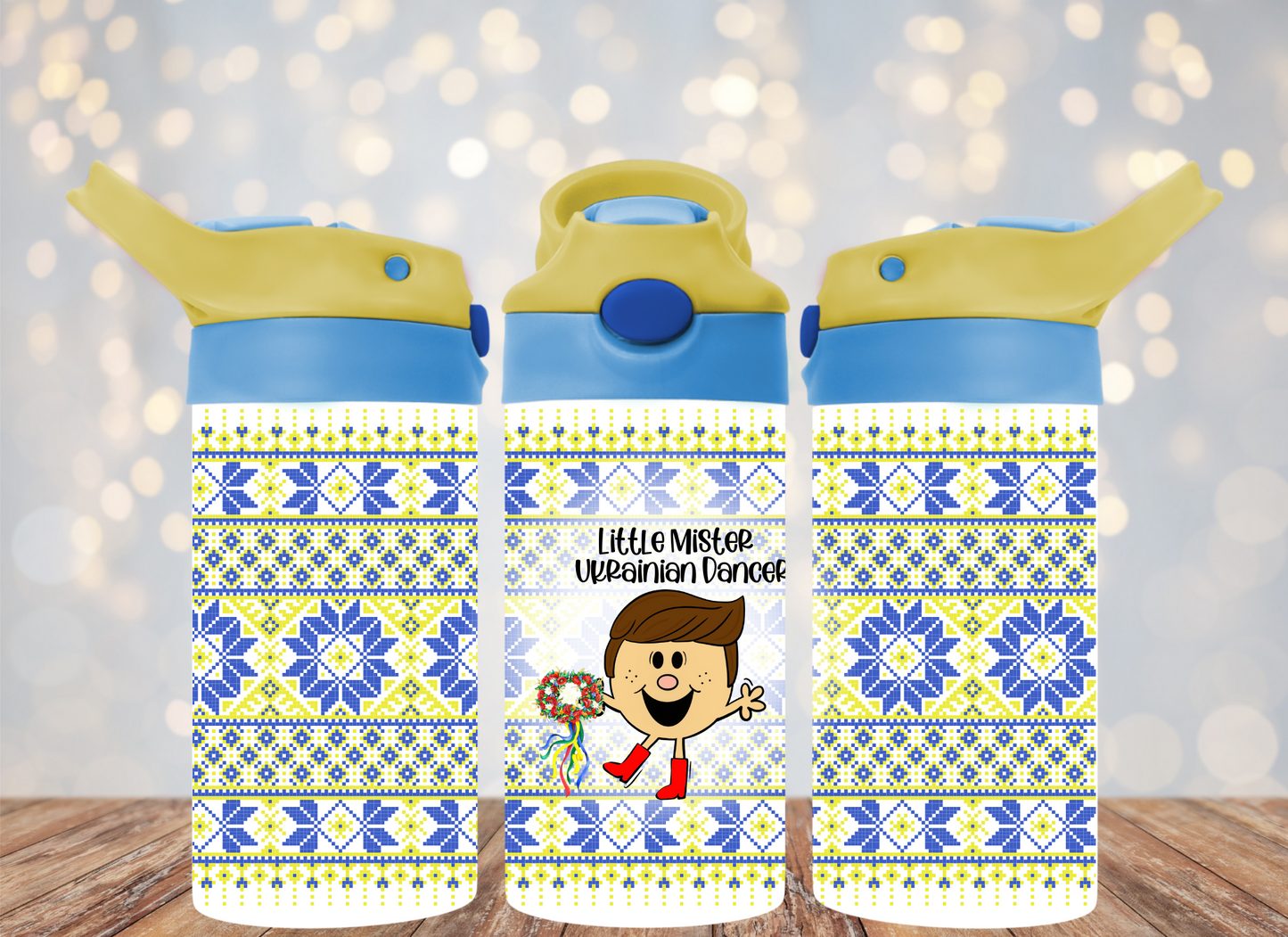 Little Mister Ukrainian Dancer 12oz Waterbottle