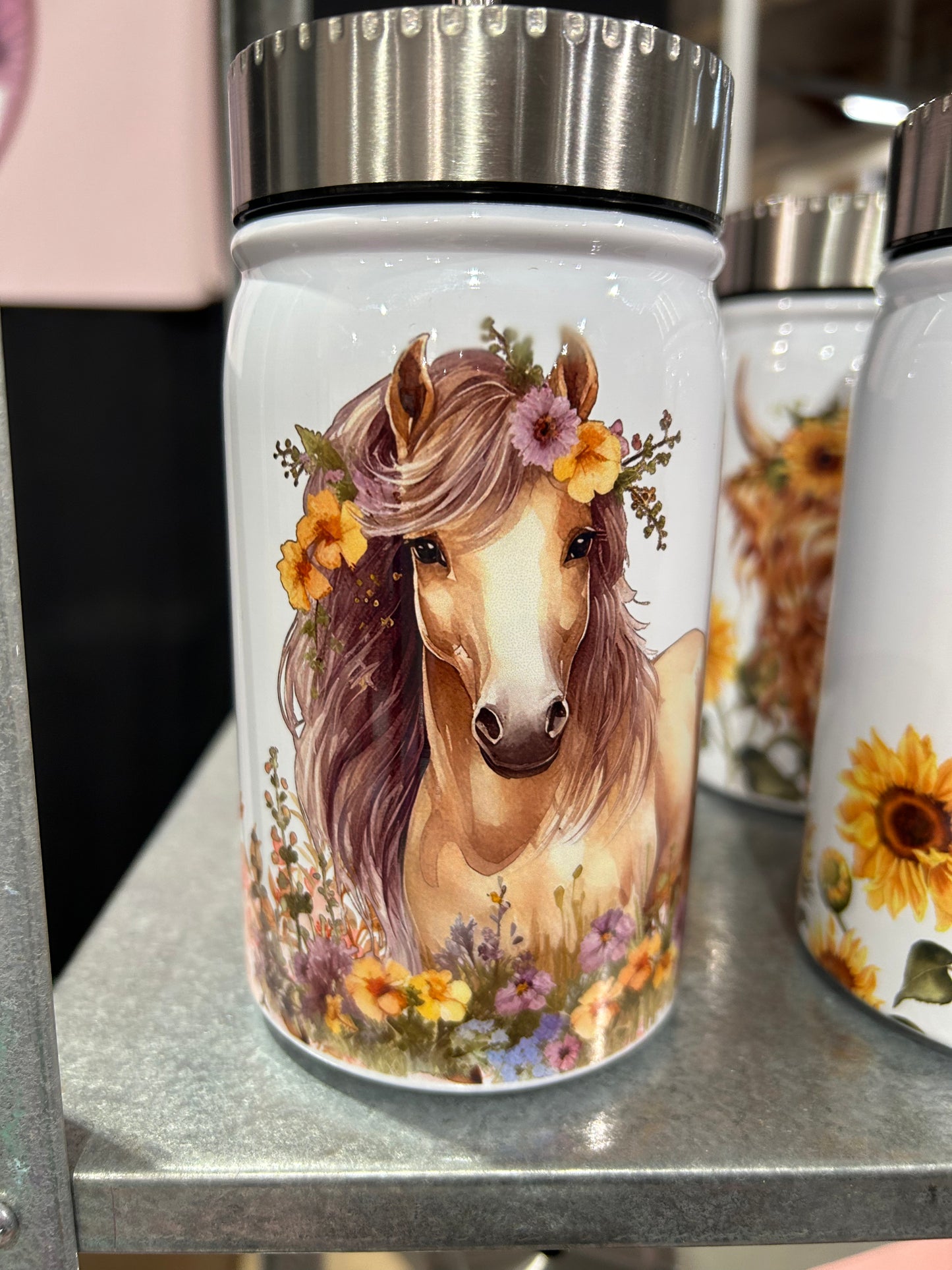 Horse 17oz Mason Tumbler