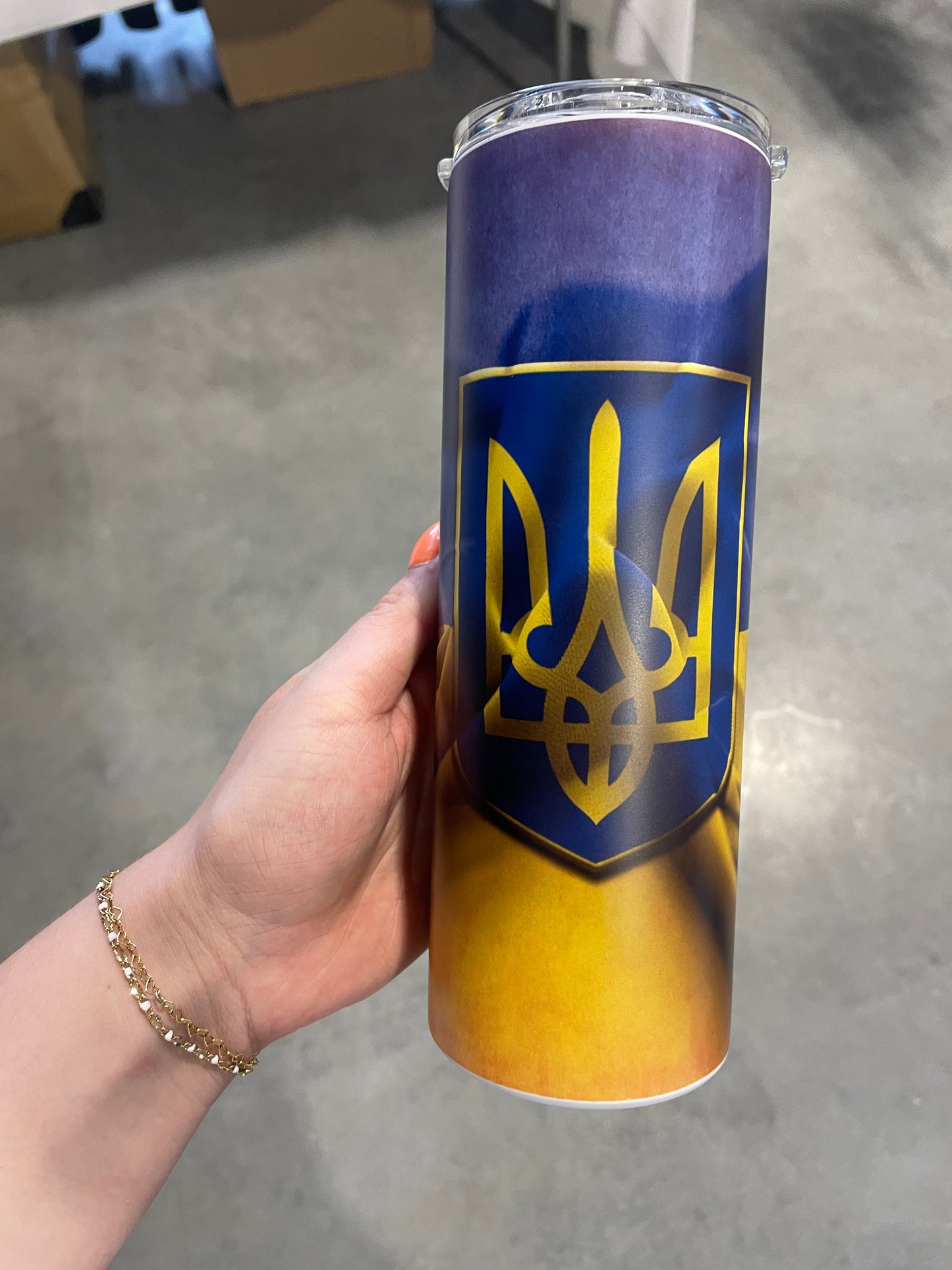 Ukrainian Flag 20oz Tumbler