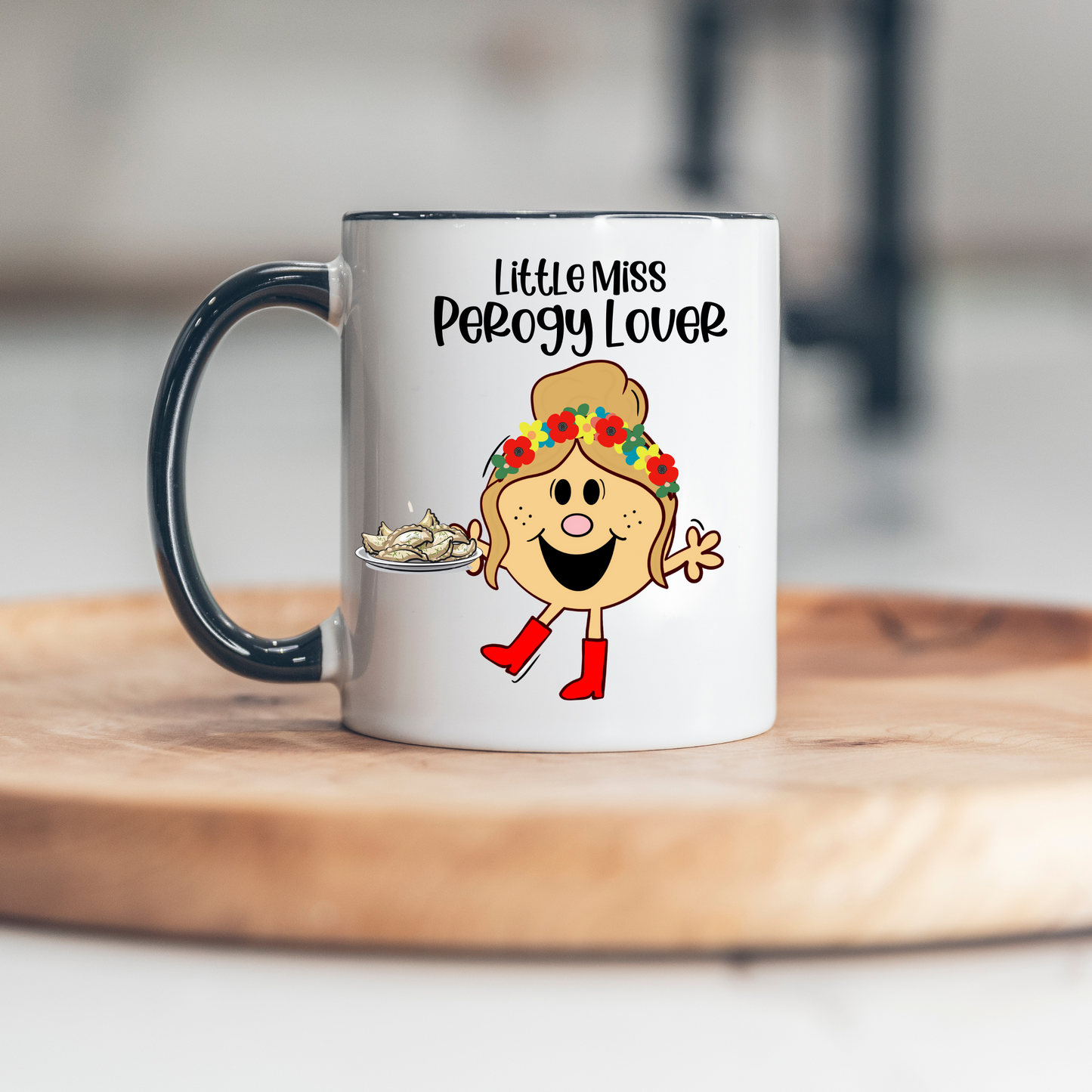 Little Miss Perogy Lover 15oz Ceramic Mug
