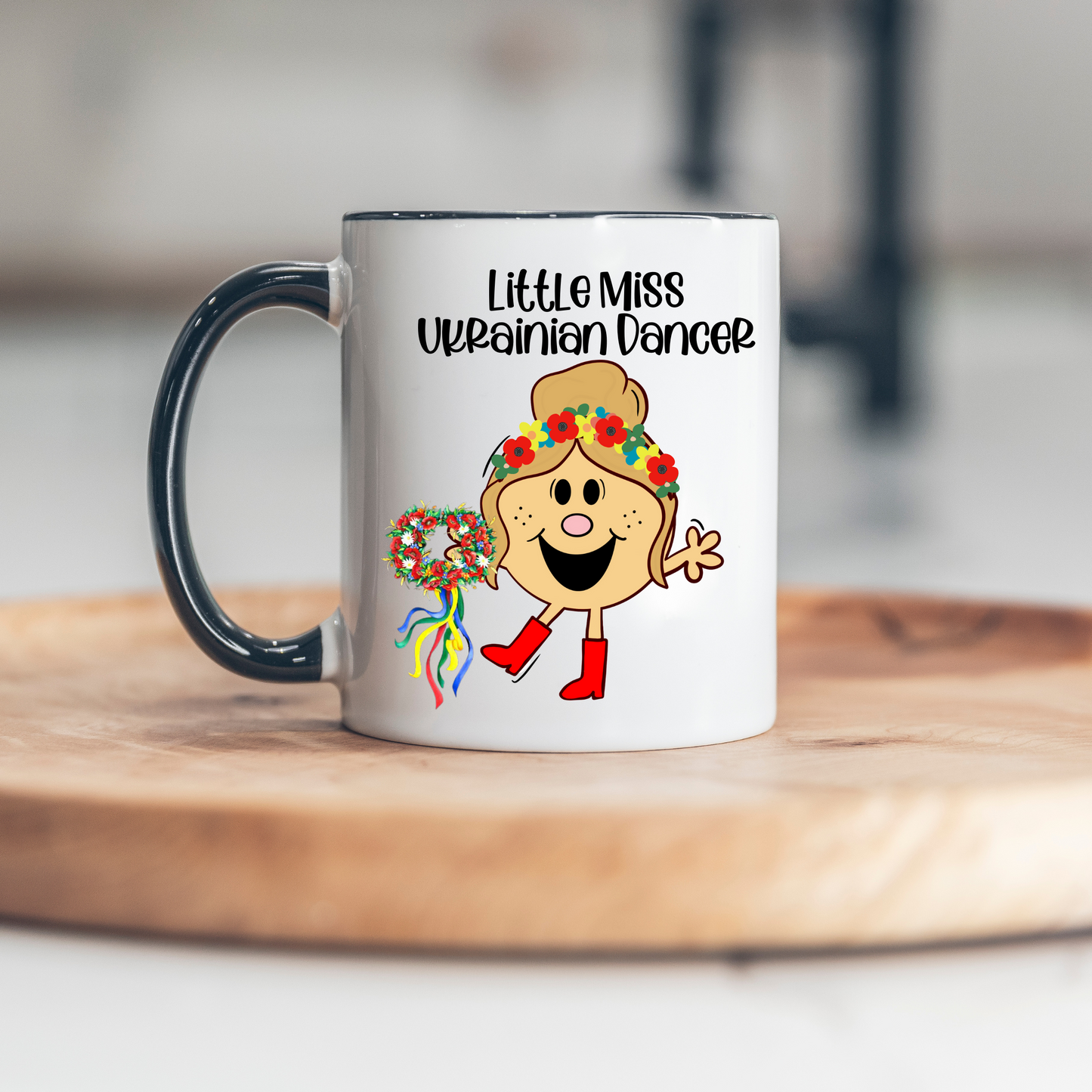 Little Miss Ukrainian Dancer 15oz Ceramic Mug