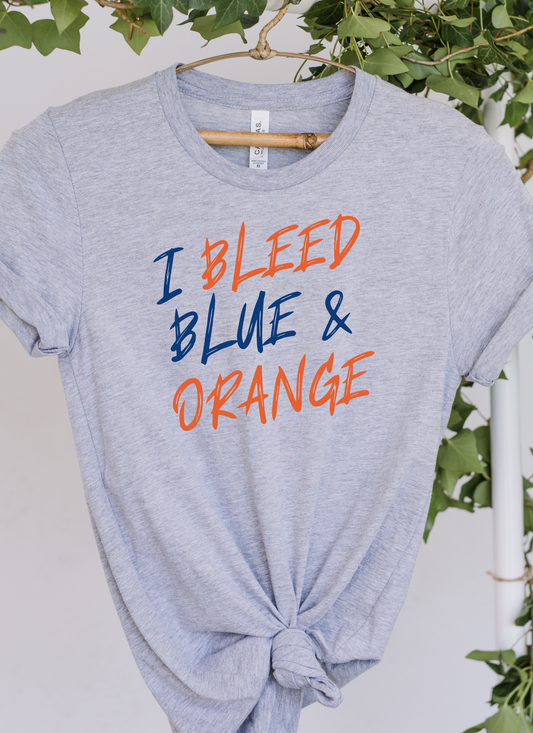 Bleed Blue & Orange Tshirt