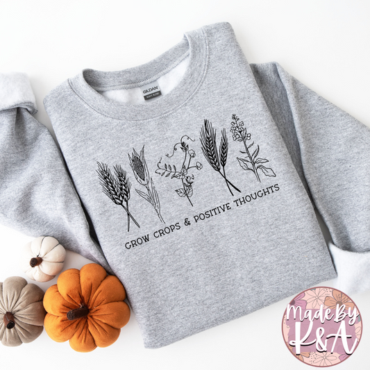 Grow Crops & Positive Thoughts Sweater