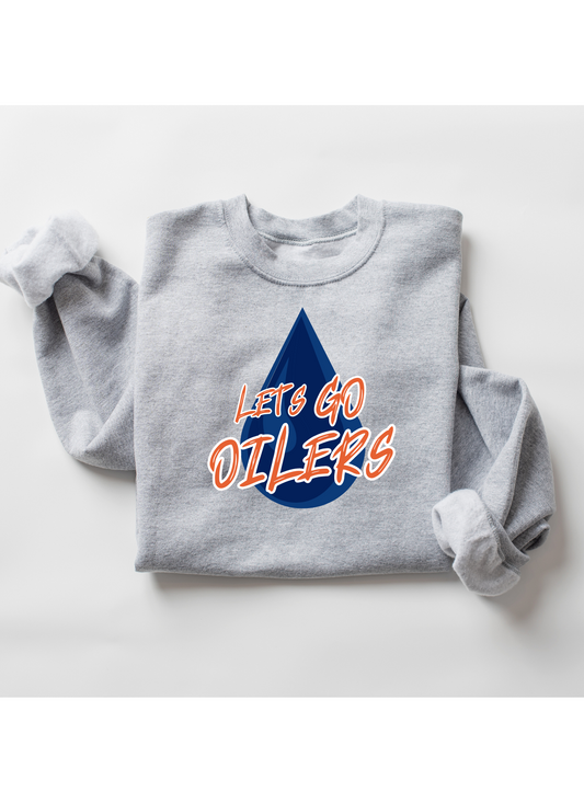 Lets Go Oilers Sweater