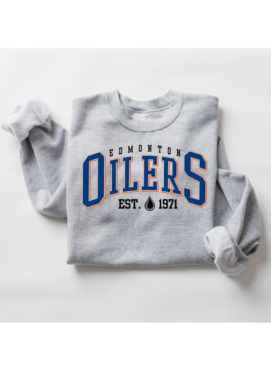 Oilers Varsity Hockey Sweater