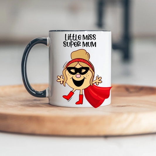 Little Miss Super Mum 15oz Ceramic Mug