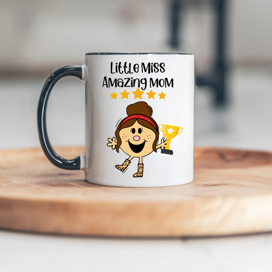 Little Miss Amazing Mom 15oz Ceramic Mug