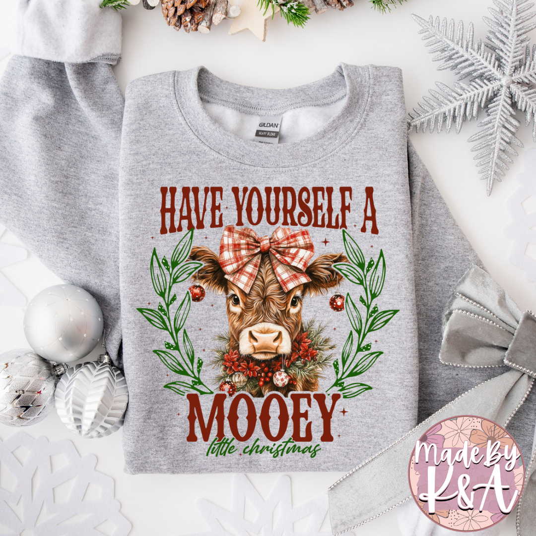 Have Yourself a Mooey Little Christmas Sweater