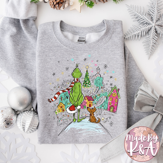 Grump Watercolor Sweater