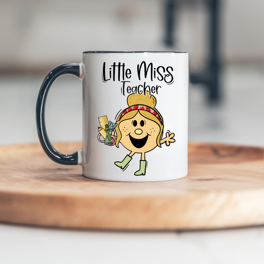 Little Miss Teacher 15oz Ceramic Mug