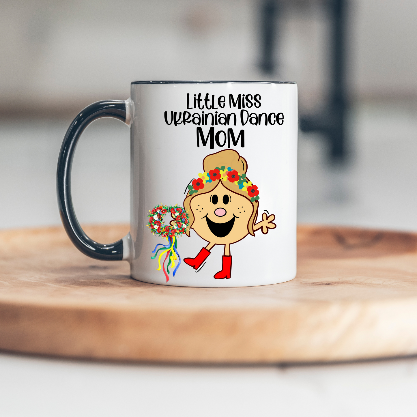 Little Miss Ukrainian Dance MOM 15oz Ceramic Mug