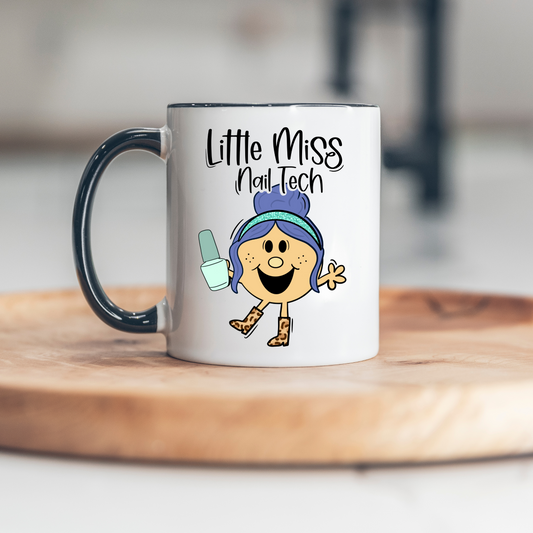 Little Miss Nail Tech 15oz Ceramic Mug